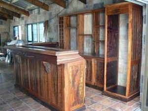 Sleeper wood bar units