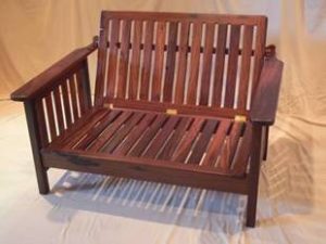 Morris chairs built in sleeper wood