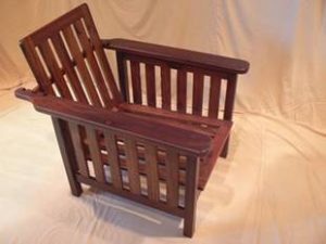 Morris chairs built in sleeper wood